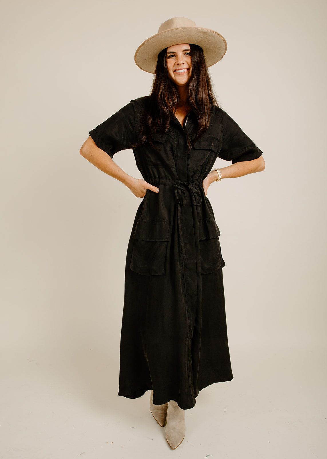 Millie Midi Dress - Black sold by Vinnie Louise product image thumbnail 5