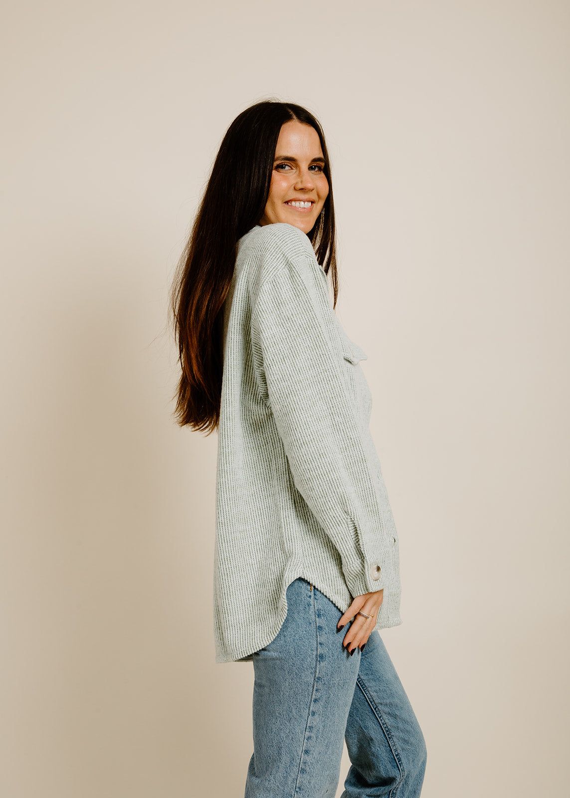 Ida Shacket - Sage sold by Vinnie Louise product image thumbnail 7