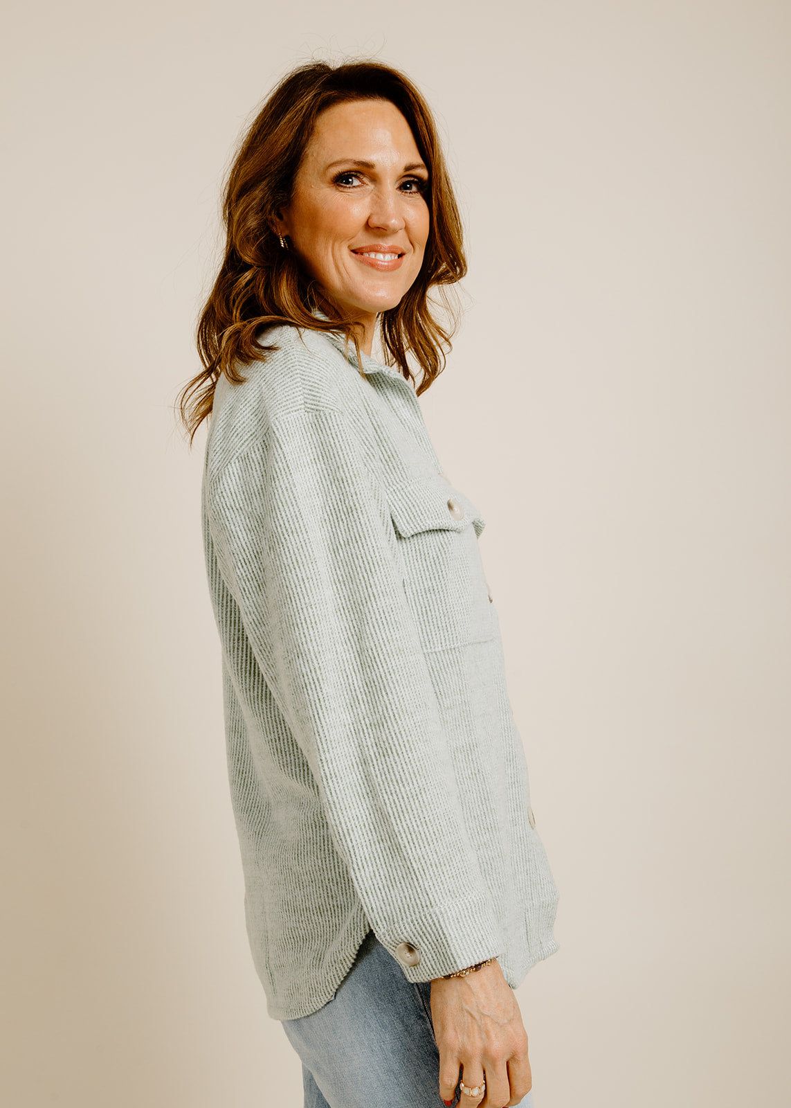 Ida Shacket - Sage sold by Vinnie Louise product image thumbnail 4