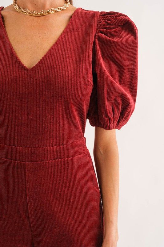 Kate Jumpsuit - Burgundy sold by Vinnie Louise product image thumbnail 7