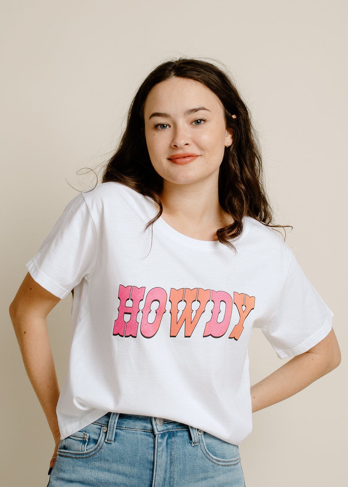 Howdy Cropped Tee sold by Vinnie Louise