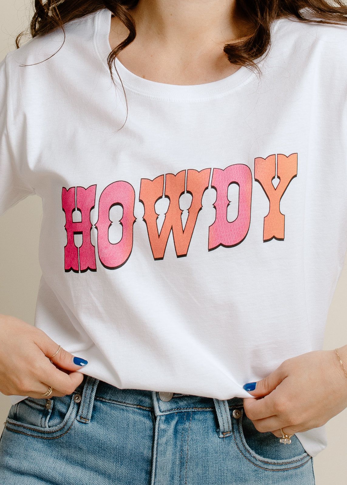 Howdy Cropped Tee sold by Vinnie Louise product image thumbnail 2