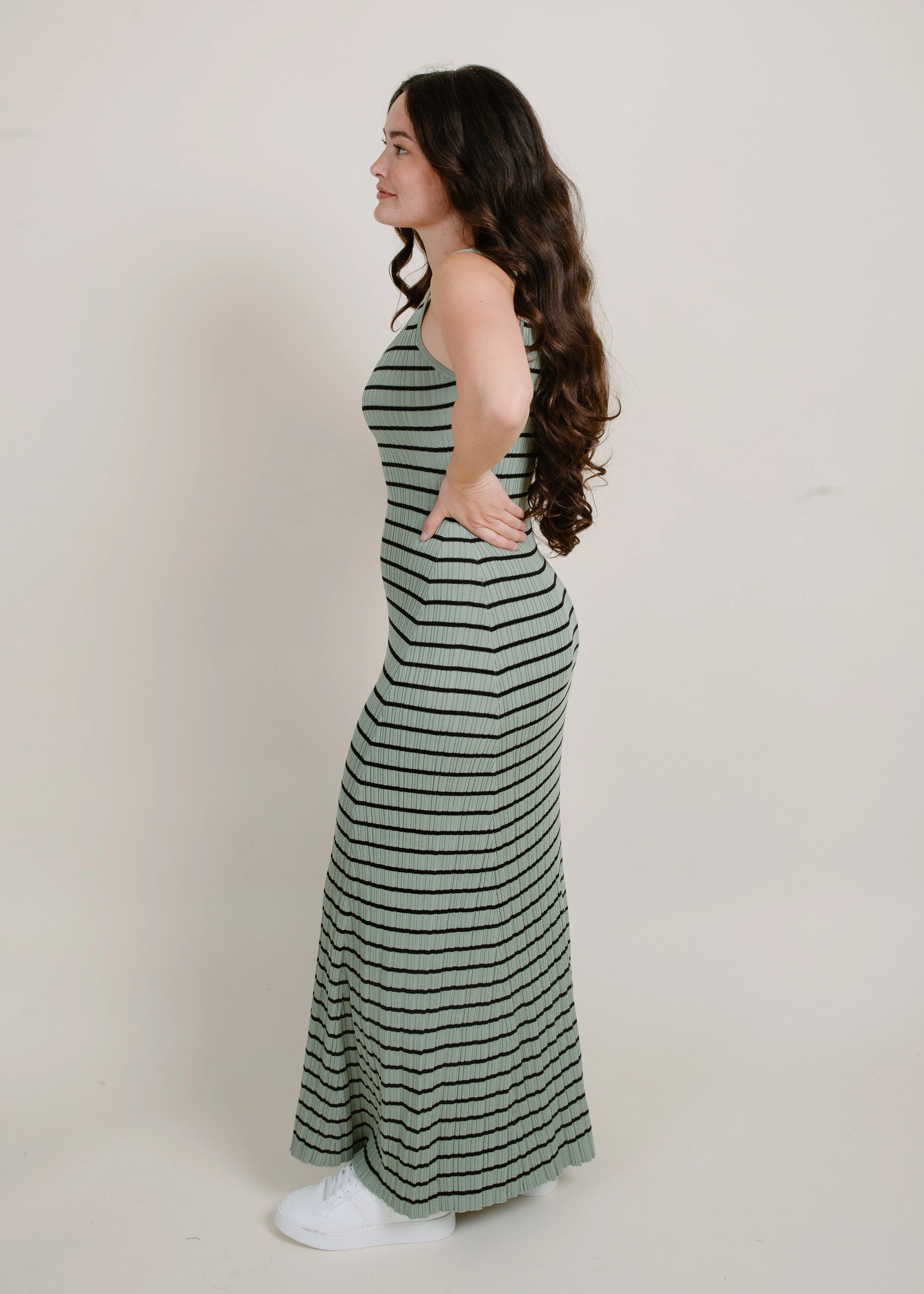 Laina Striped Maxi Dress sold by Vinnie Louise product image thumbnail 5