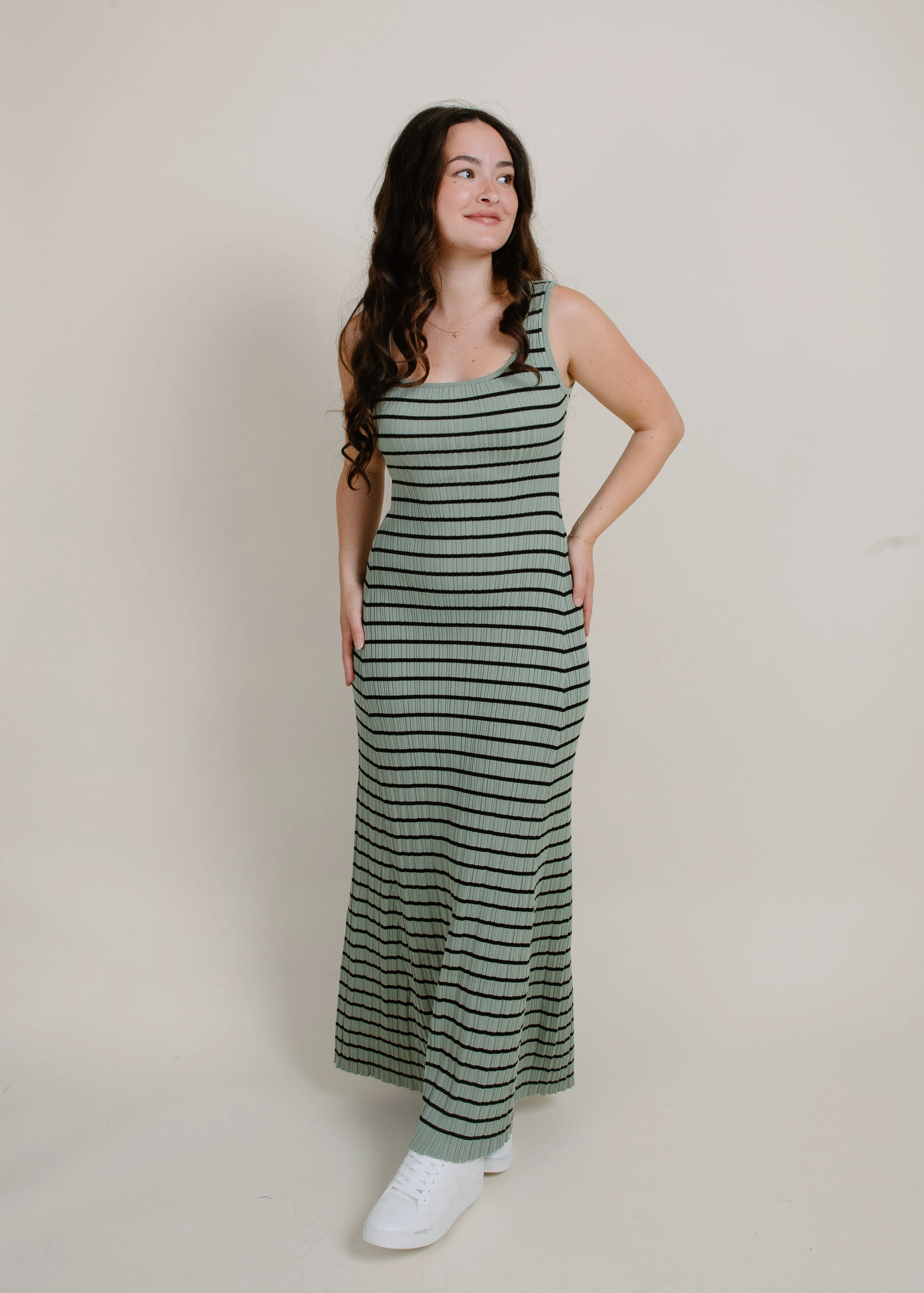 Laina Striped Maxi Dress sold by Vinnie Louise product image thumbnail 4