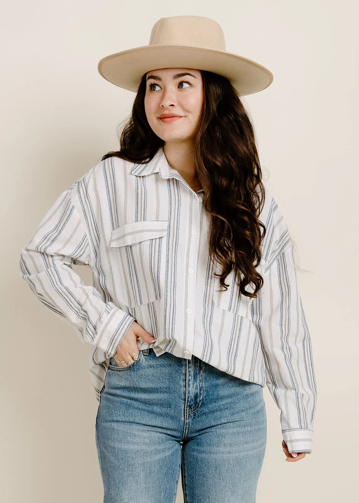 Kathleen Button Up sold by Vinnie Louise