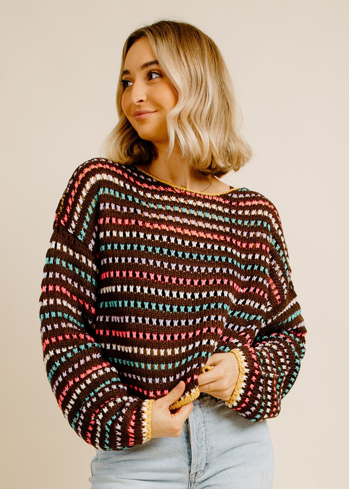 Savannah Sweater - Brown sold by Vinnie Louise product image thumbnail 2