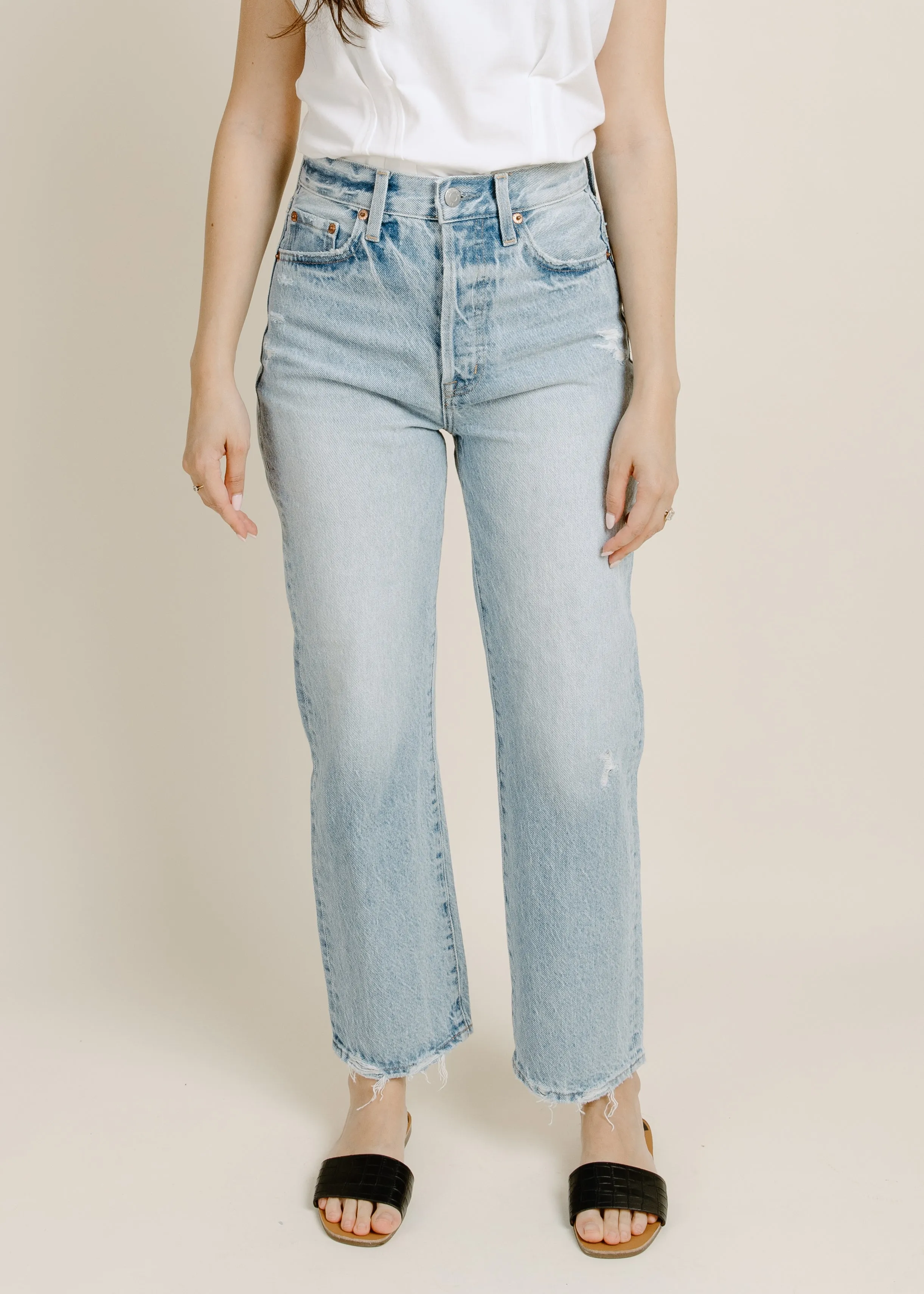 Cassie Straight Crop Radiant Vintage Parallel