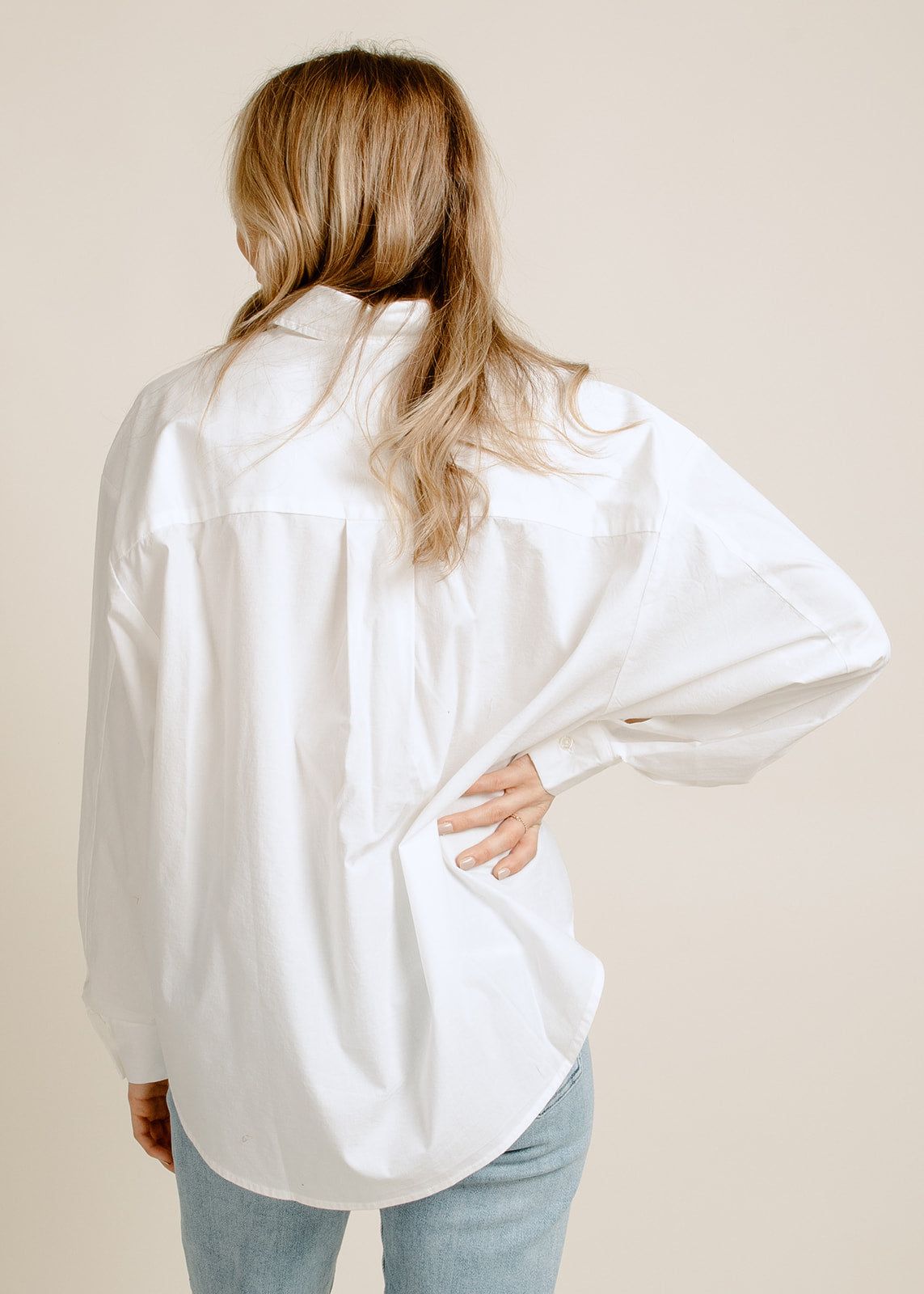 Sloane Button Down Shirt - White sold by Vinnie Louise product image thumbnail 3