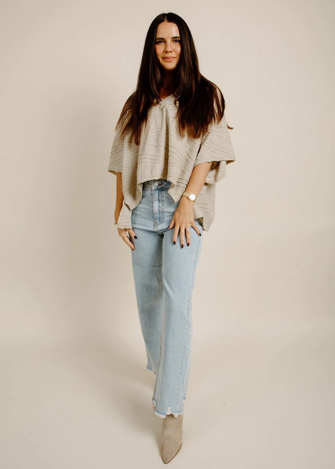 Taylor Top - Taupe sold by Vinnie Louise product image thumbnail 4