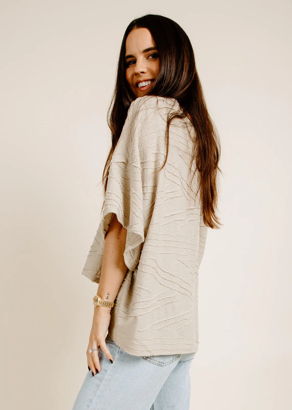 Taylor Top - Taupe sold by Vinnie Louise product image thumbnail 2