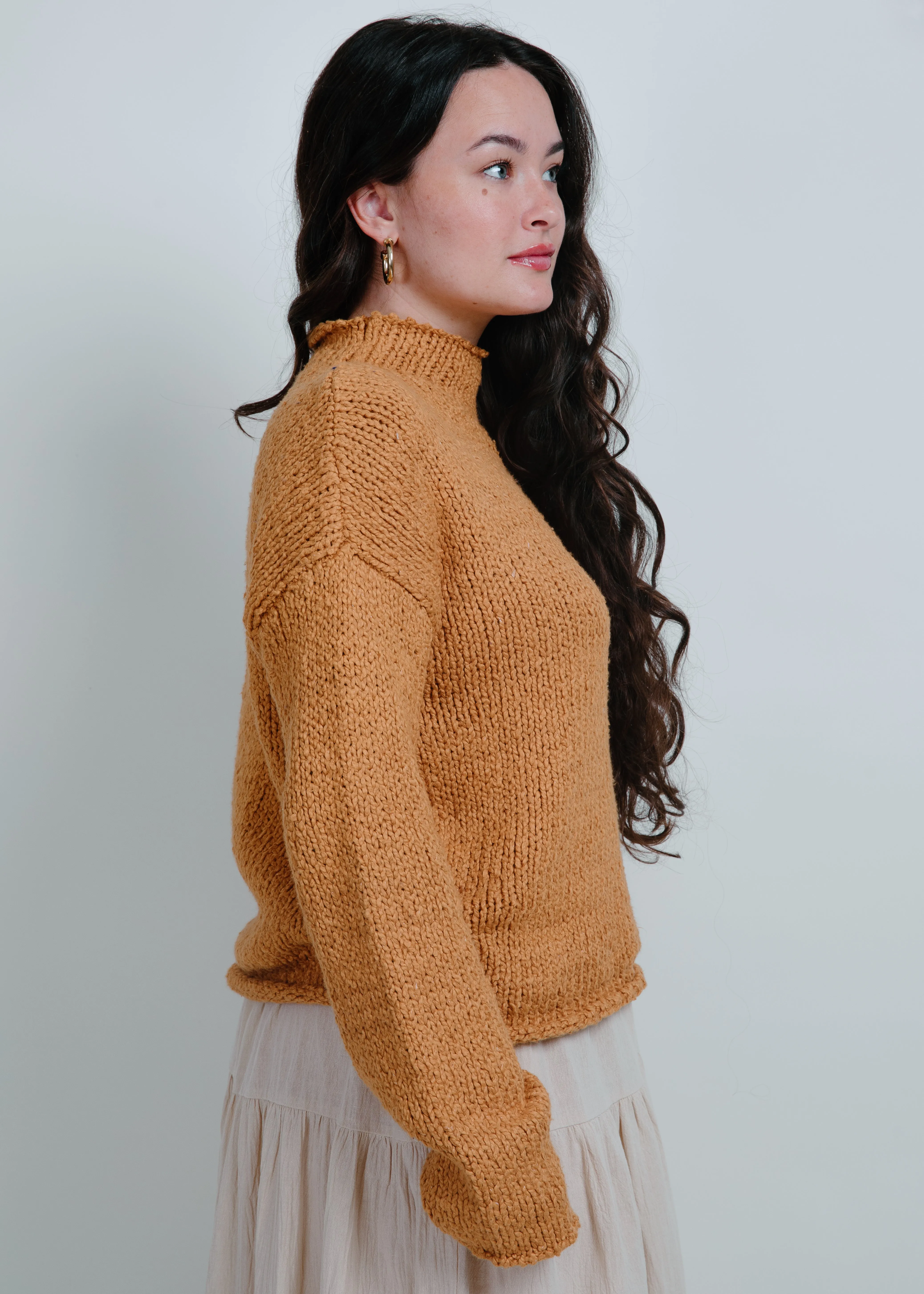 Greta Camel Sweater sold by Vinnie Louise product image thumbnail 4