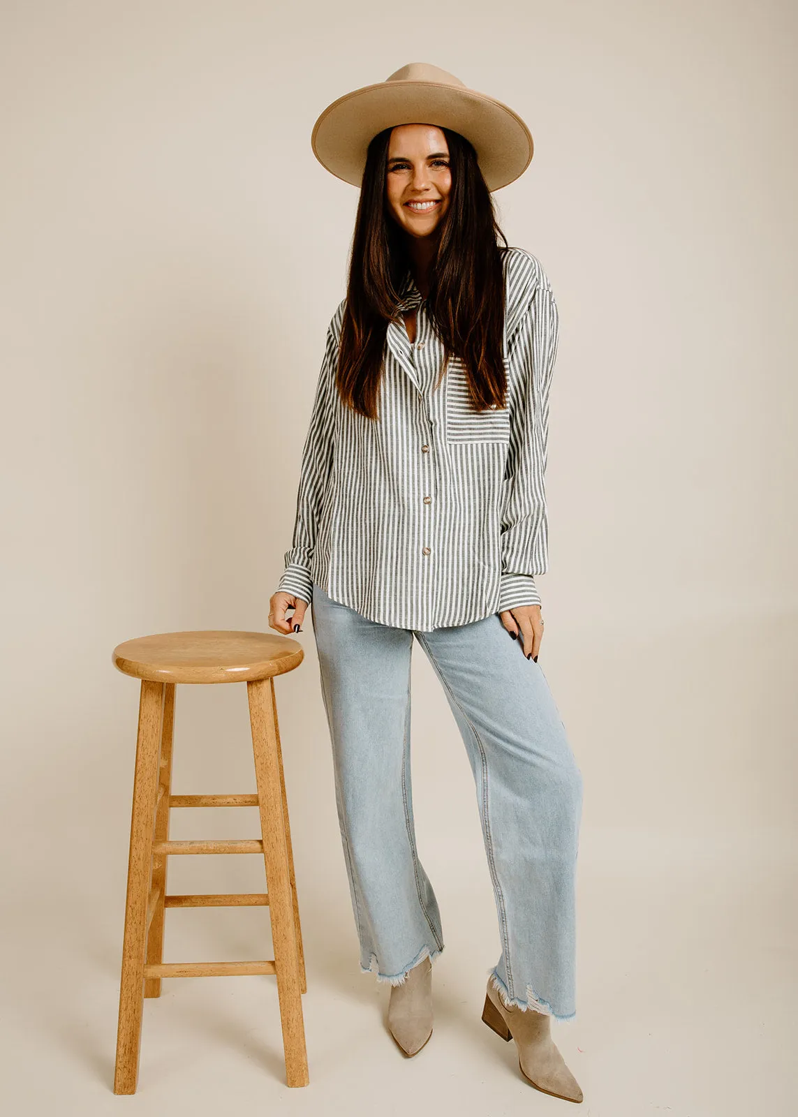 High Hopes Button-Down - Black sold by Vinnie Louise product image thumbnail 4