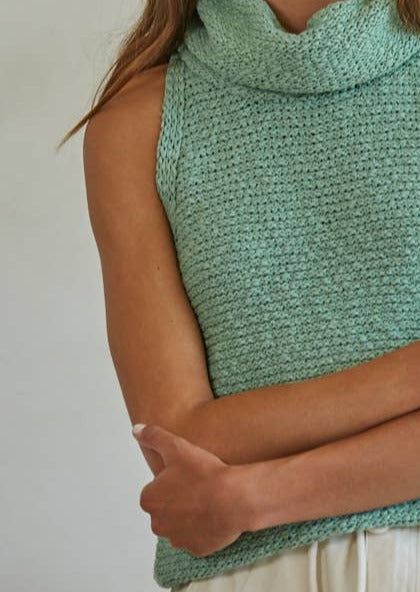 Malick Top - Aqua sold by Vinnie Louise product image thumbnail 5