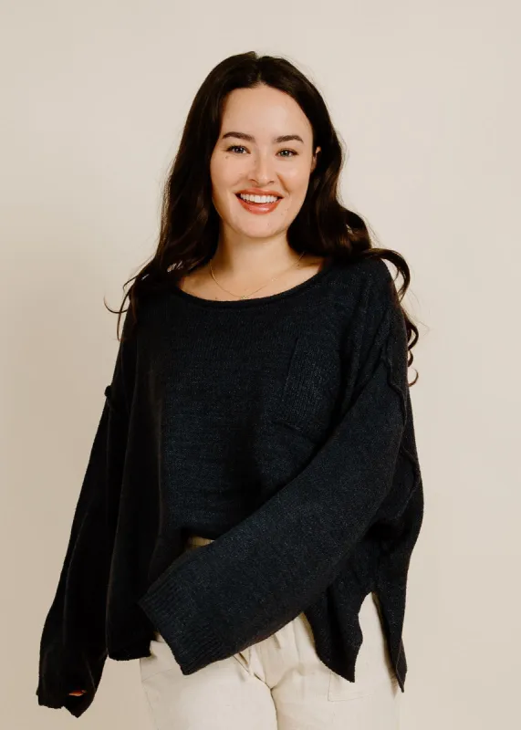 Lucy Pullover - Navy sold by Vinnie Louise