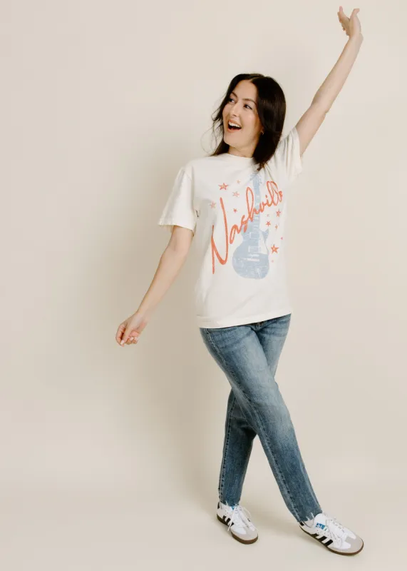 Music City Tee - Ivory sold by Vinnie Louise