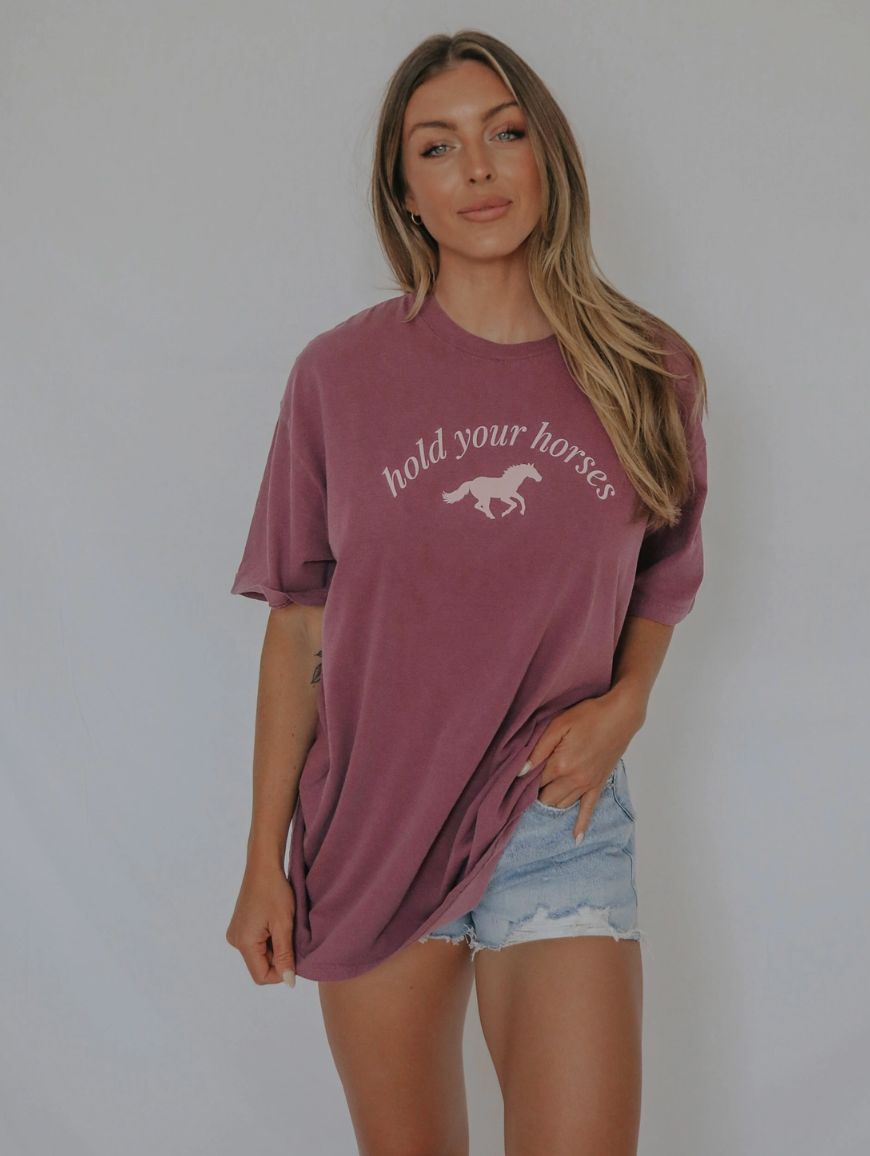 Hold Your Horses Tee sold by Vinnie Louise