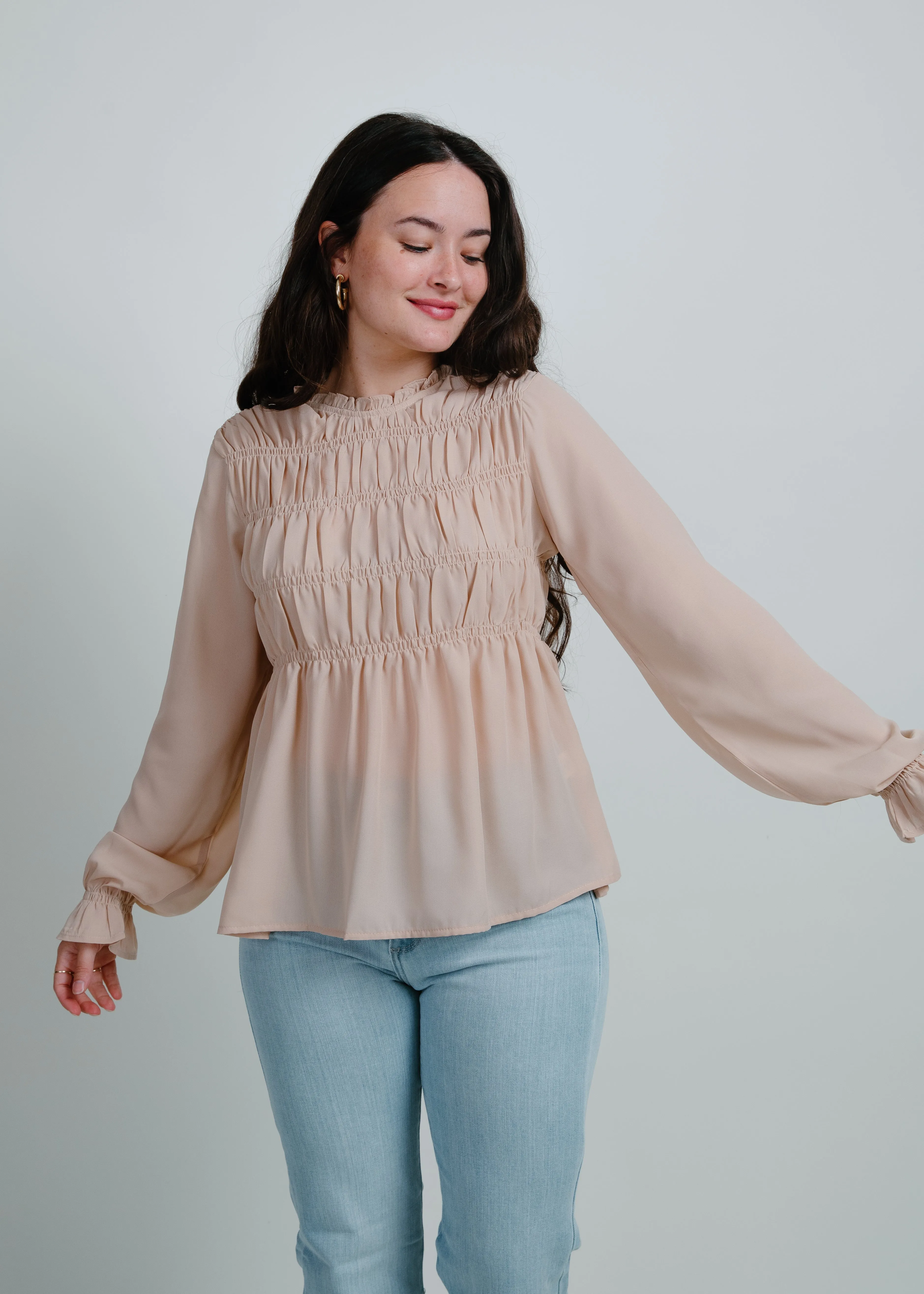 Stacy Blouse - Cream sold by Vinnie Louise product image thumbnail 4