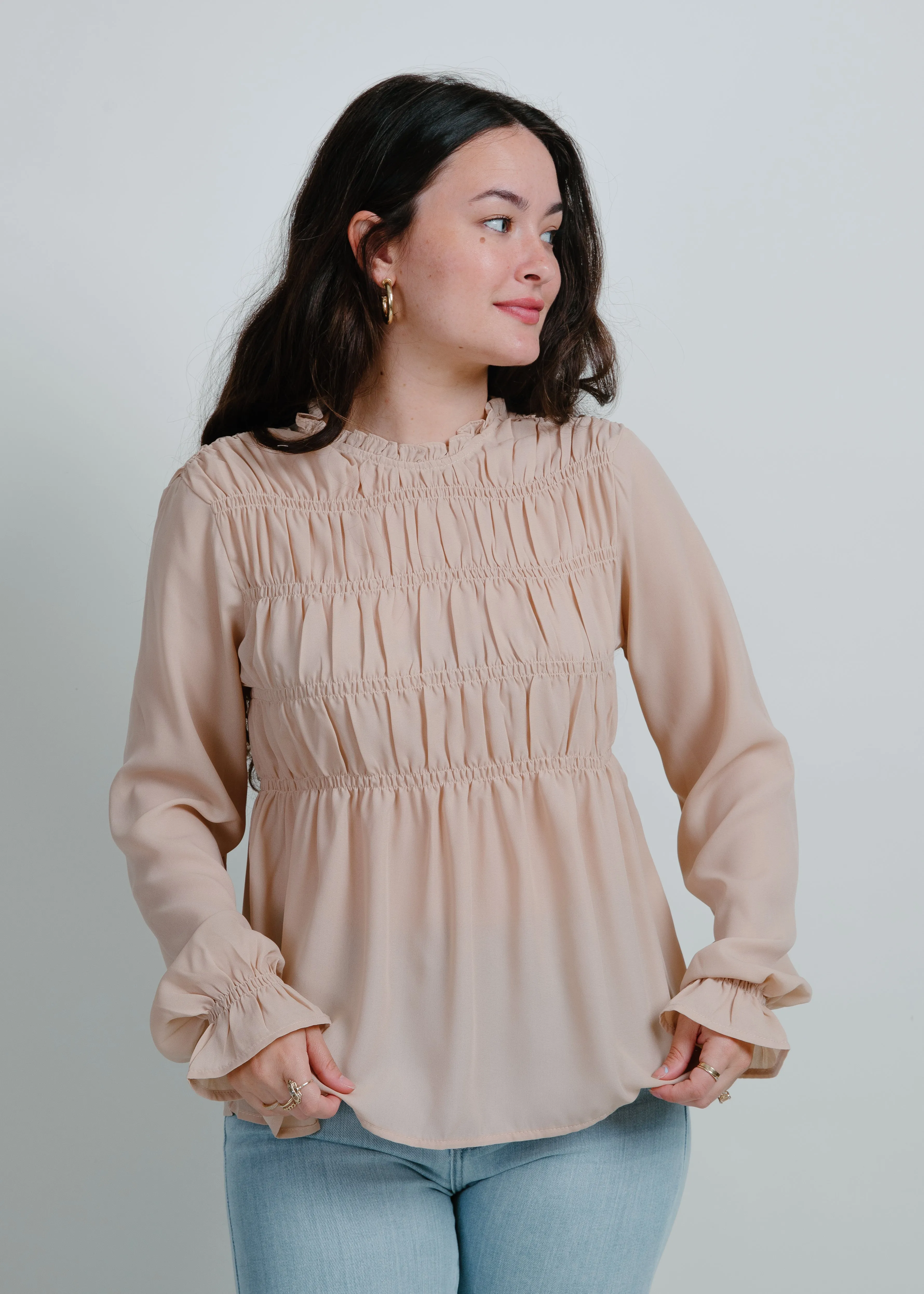 Stacy Blouse - Cream sold by Vinnie Louise