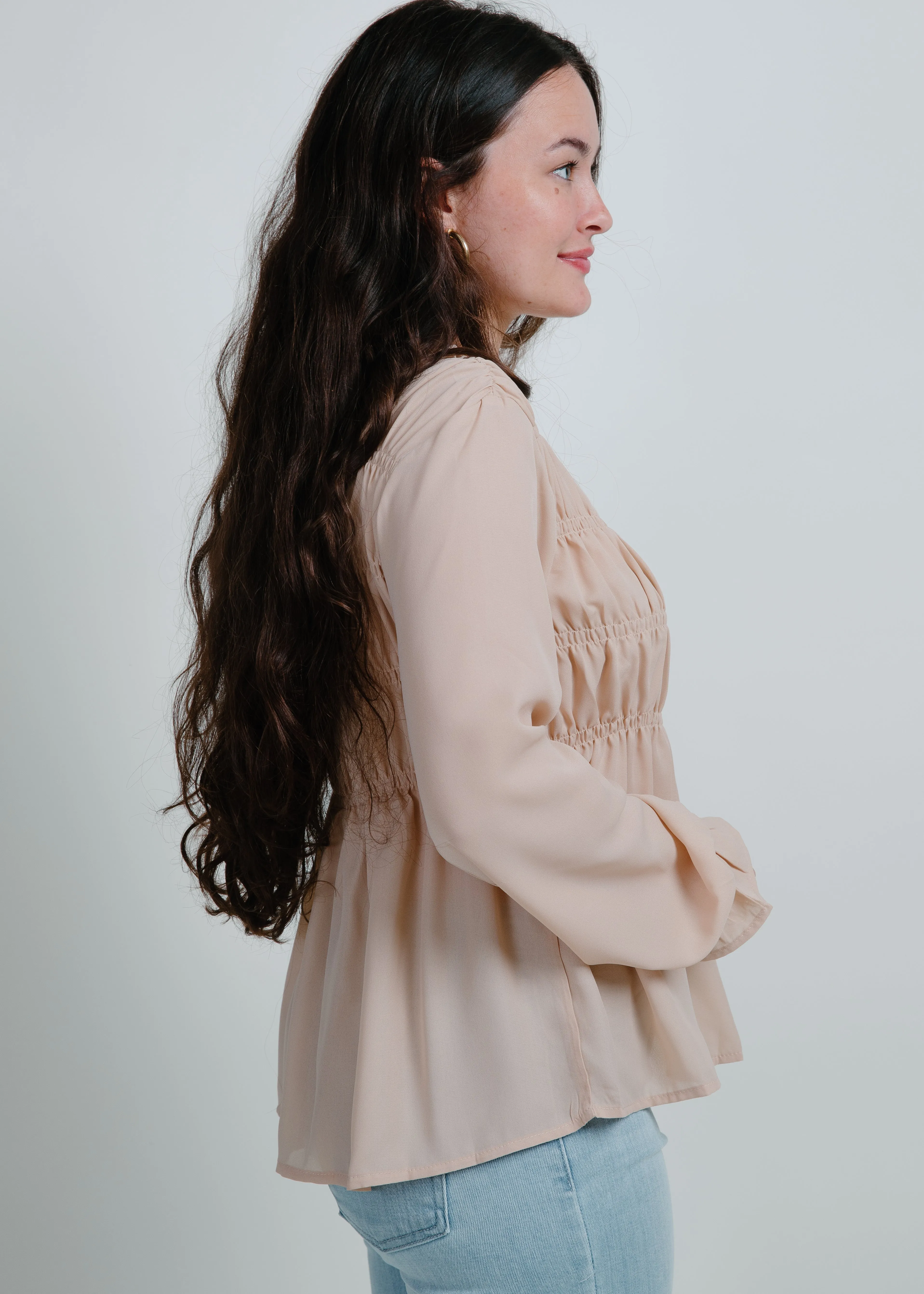 Stacy Blouse - Cream sold by Vinnie Louise product image thumbnail 2