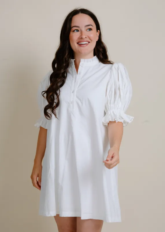 Jane Mini Dress - White sold by Vinnie Louise