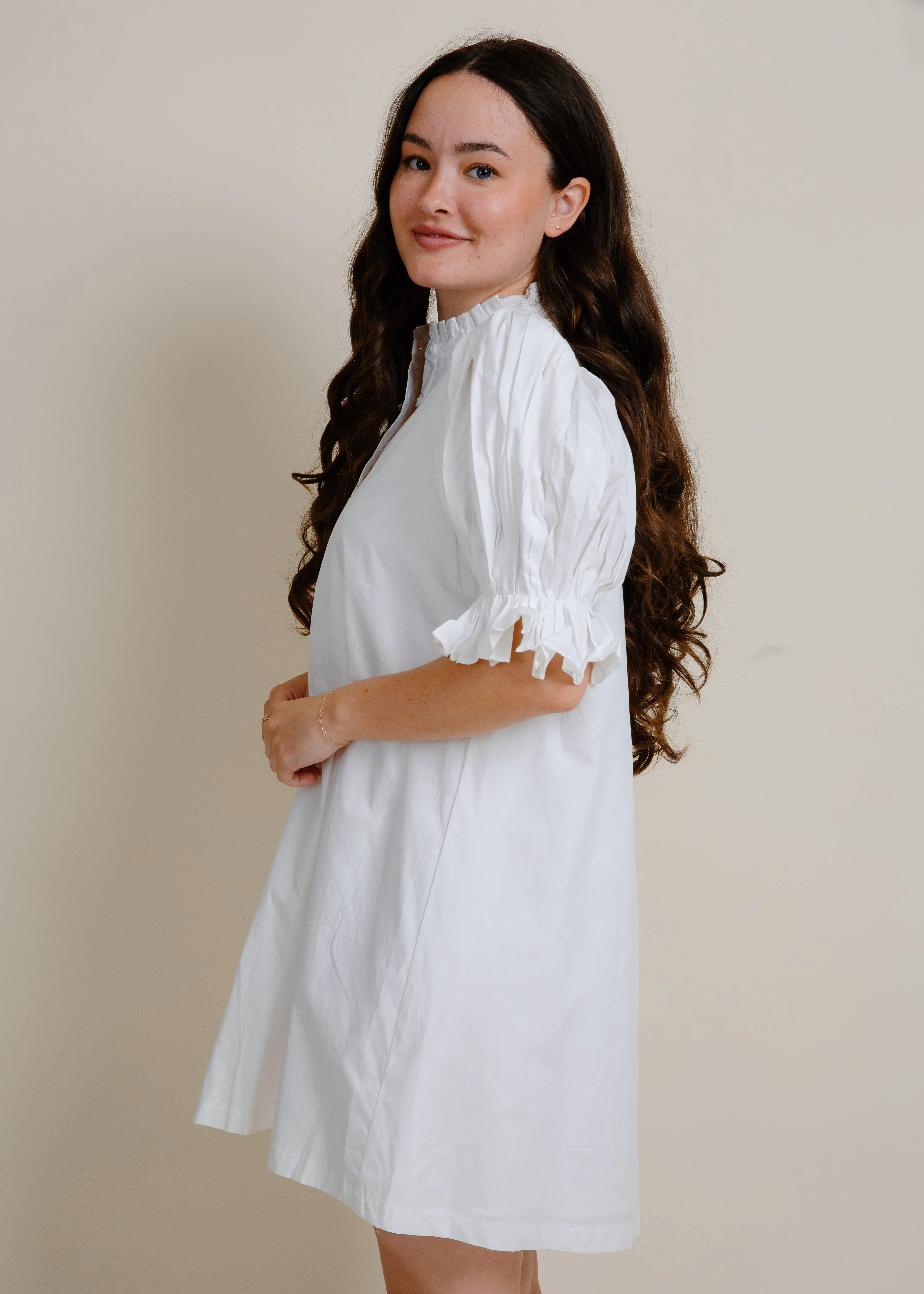 Jane Mini Dress - White sold by Vinnie Louise product image thumbnail 5