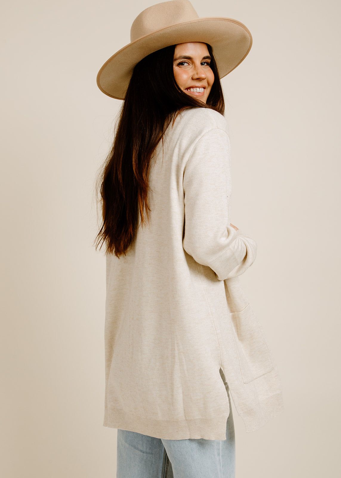 Rhett Cardigan - Oatmilk sold by Vinnie Louise product image thumbnail 2