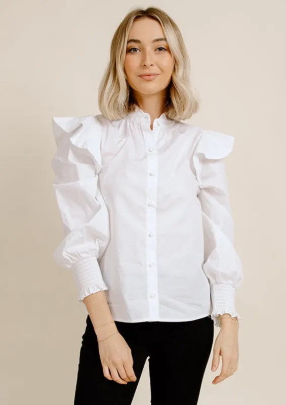Brinley Blouse - White sold by Vinnie Louise
