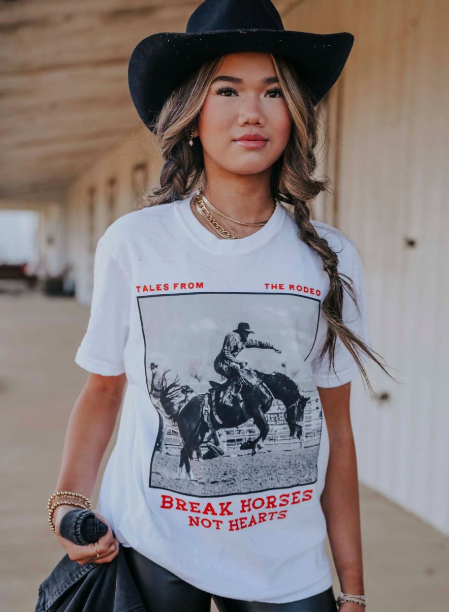 Break Horses Not Hearts Tee sold by Vinnie Louise