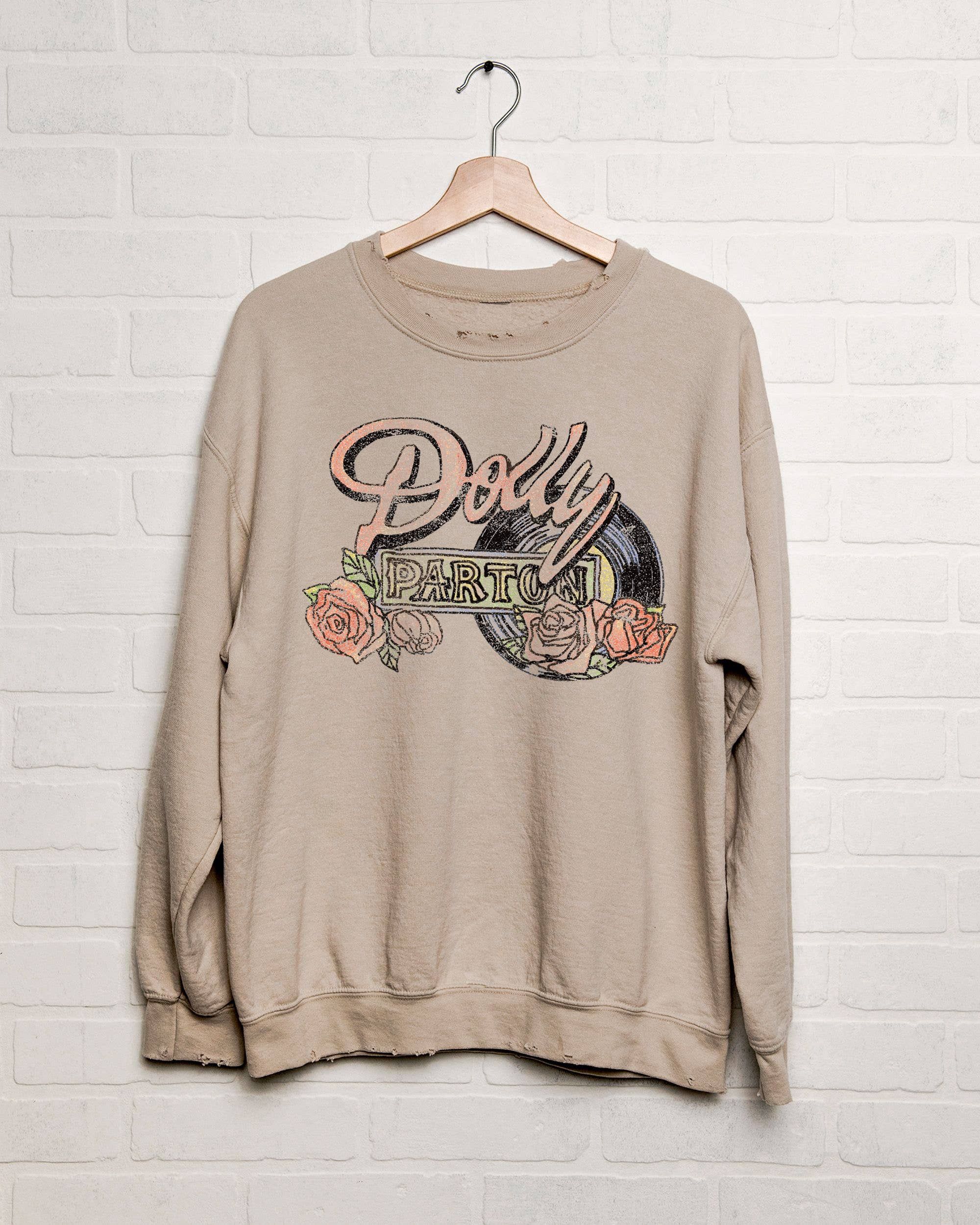 Dolly Rose Record Sweatshirt sold by Vinnie Louise