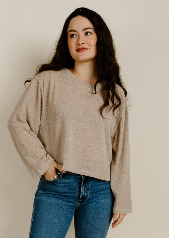 Devan Top - Taupe sold by Vinnie Louise