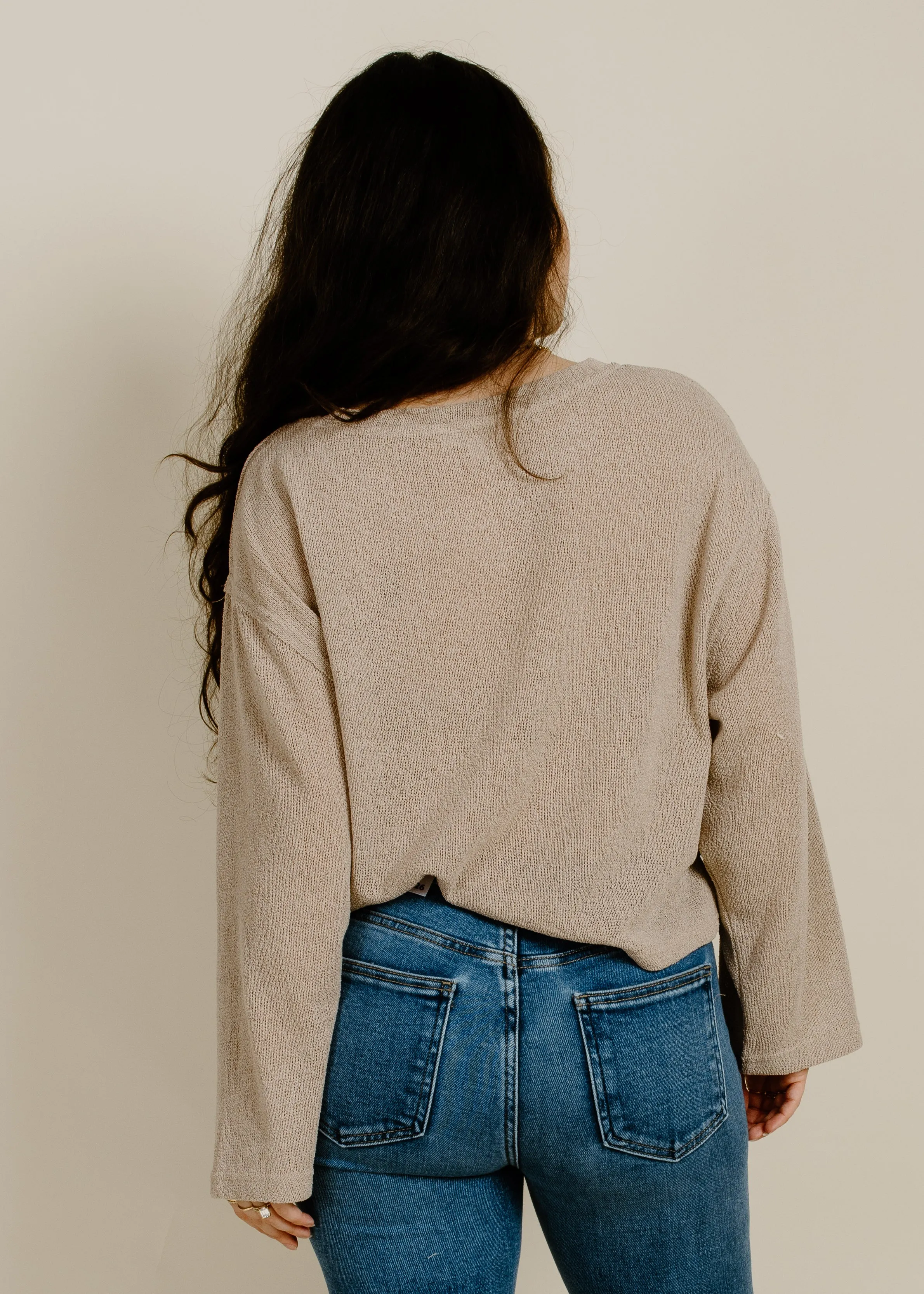 Devan Top - Taupe sold by Vinnie Louise product image thumbnail 3