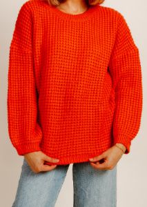 Up In The Clouds Sweater - Red sold by Vinnie Louise