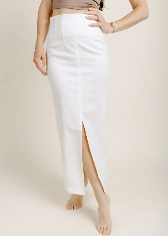 Lauren Maxi Skirt - White sold by Vinnie Louise