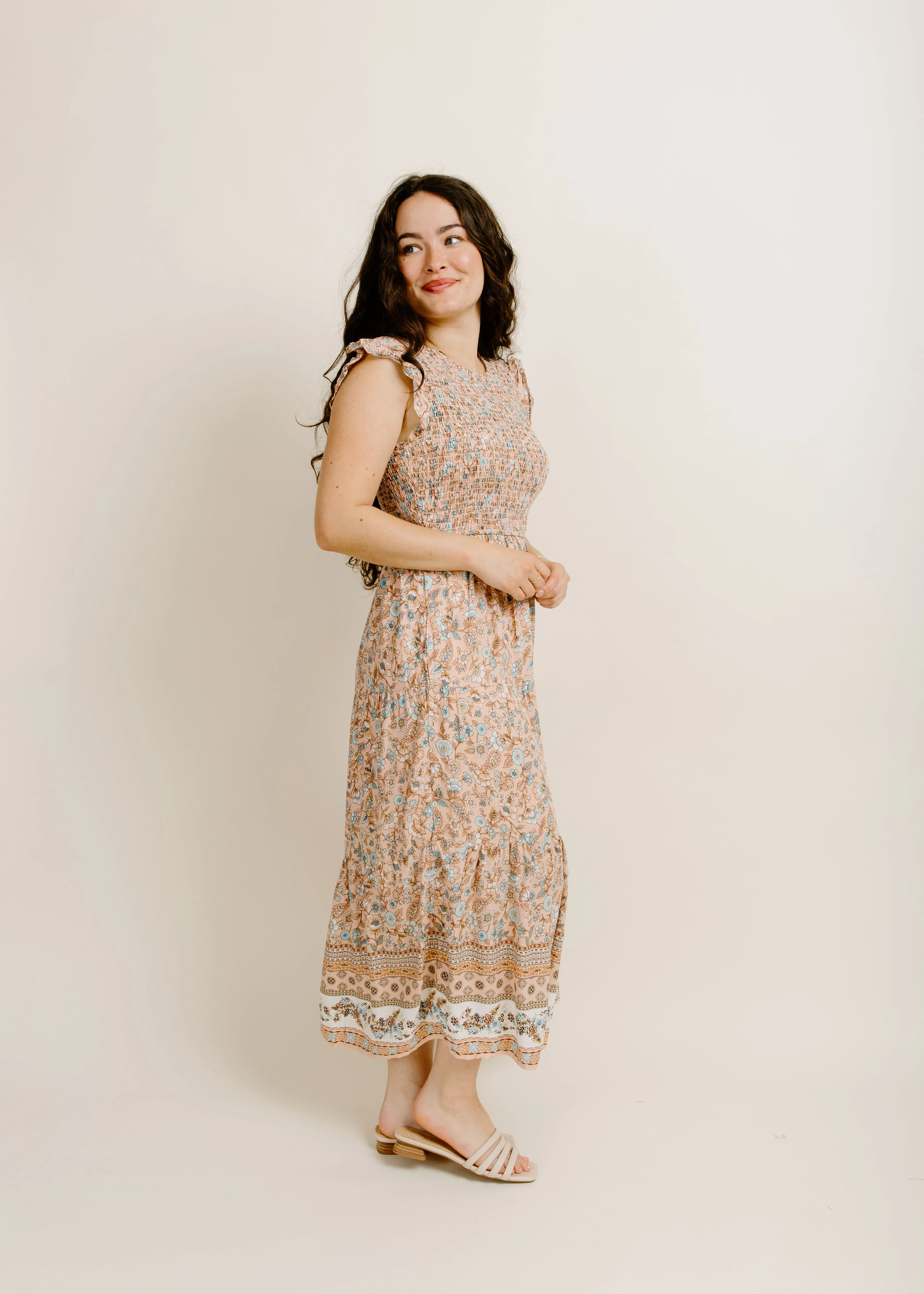Celie Floral Midi Dress sold by Vinnie Louise product image thumbnail 2