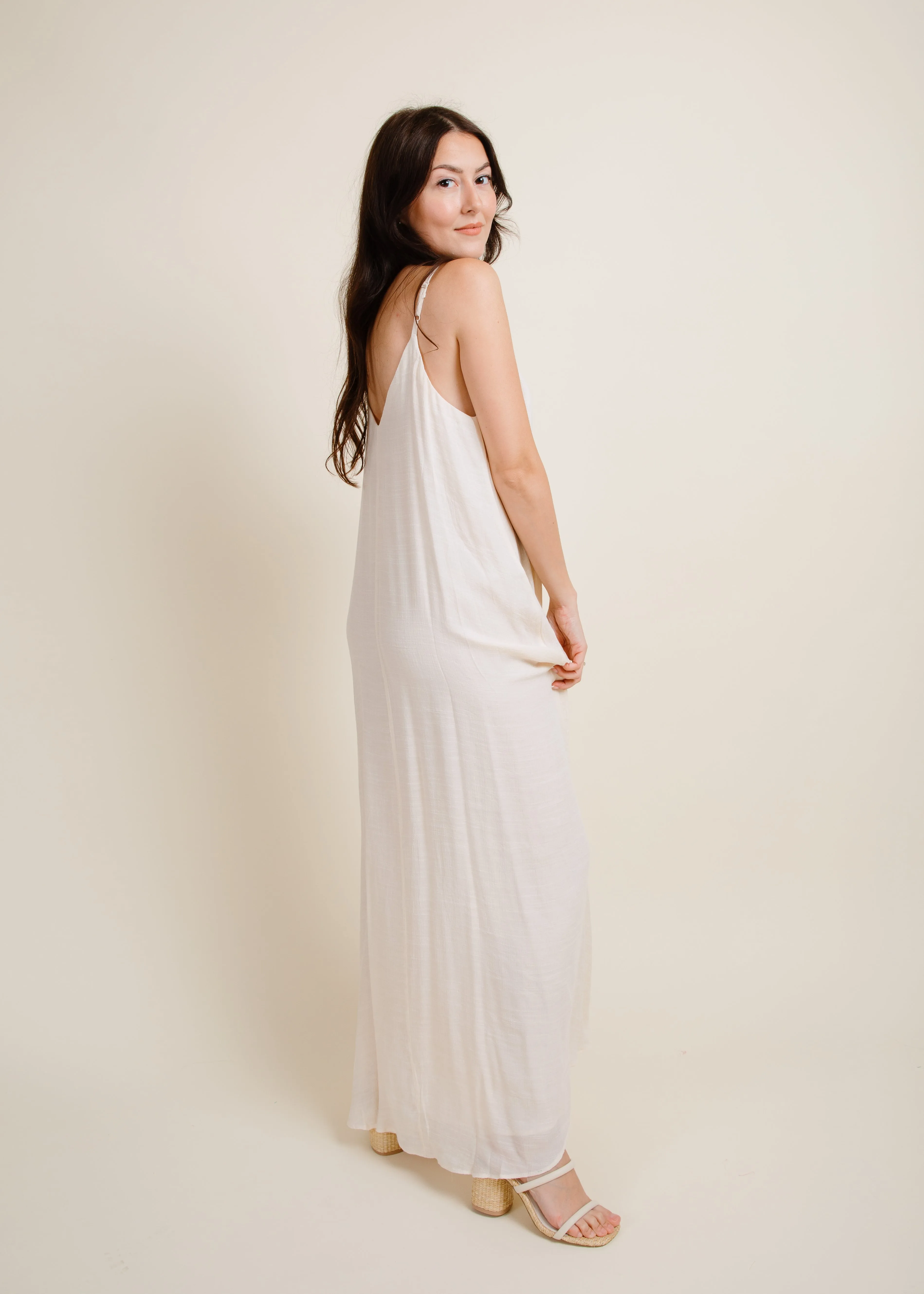 Isadora Maxi Dress - Natural sold by Vinnie Louise product image thumbnail 2