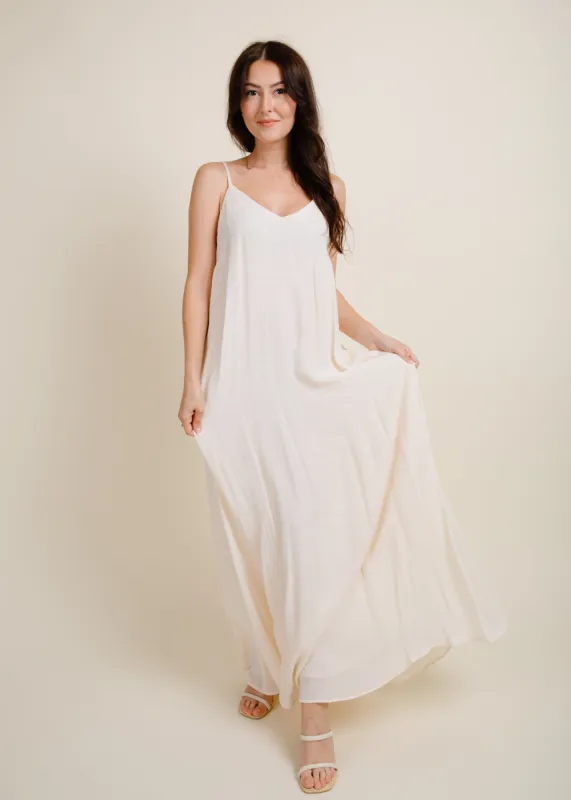 Isadora Maxi Dress - Natural sold by Vinnie Louise