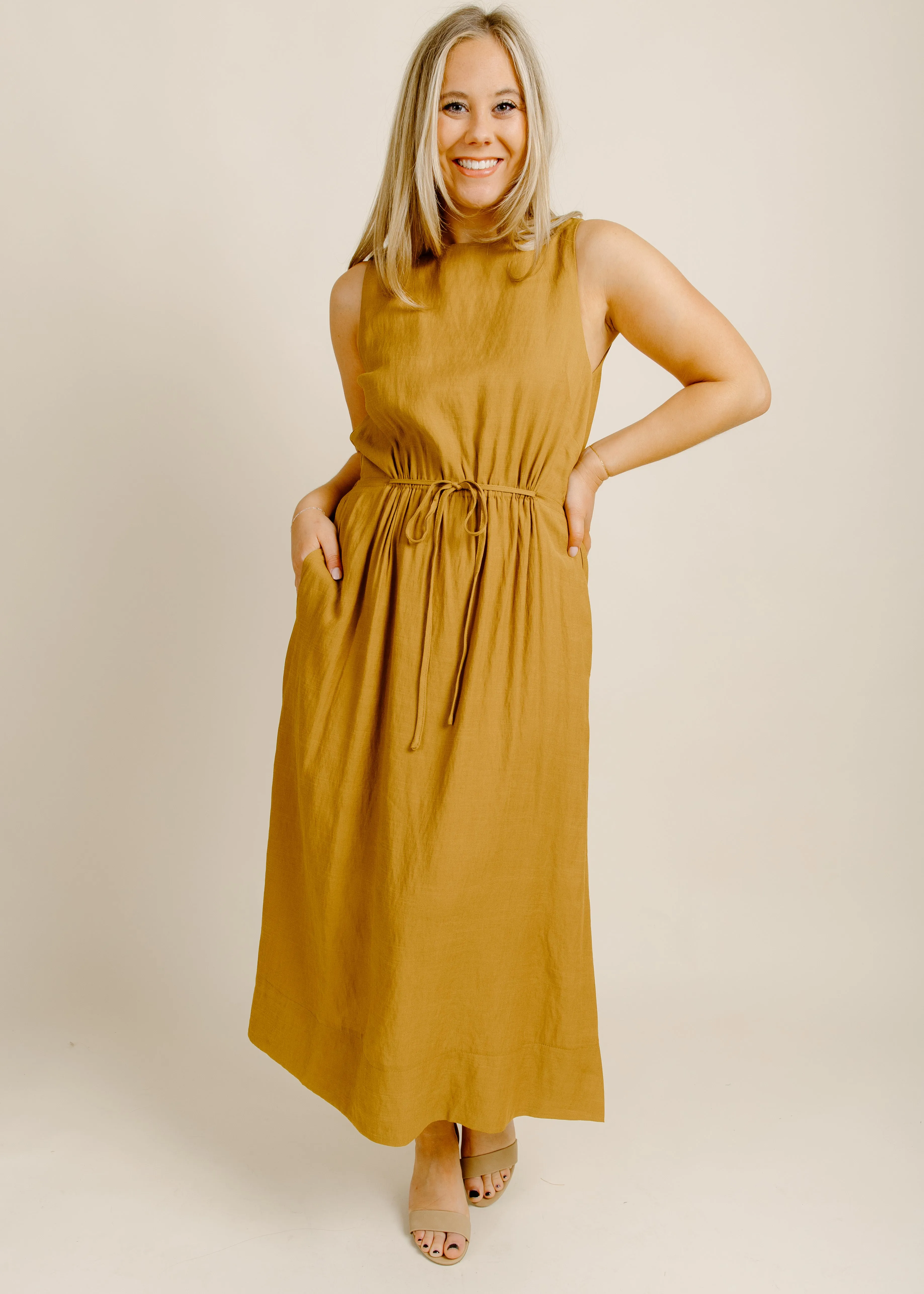 Golden Rays Midi Dress sold by Vinnie Louise product image thumbnail 2