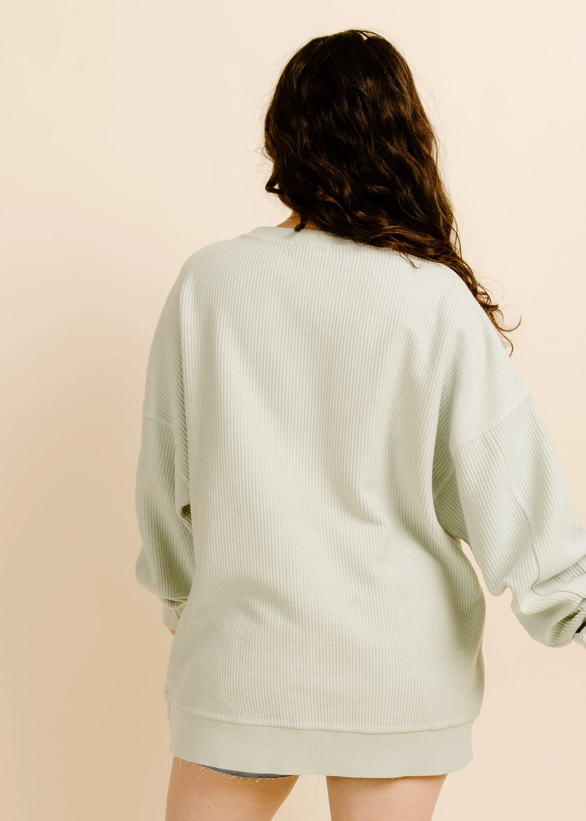 NASH Cozy Corded Crewneck - Surf Spray sold by Vinnie Louise product image thumbnail 4