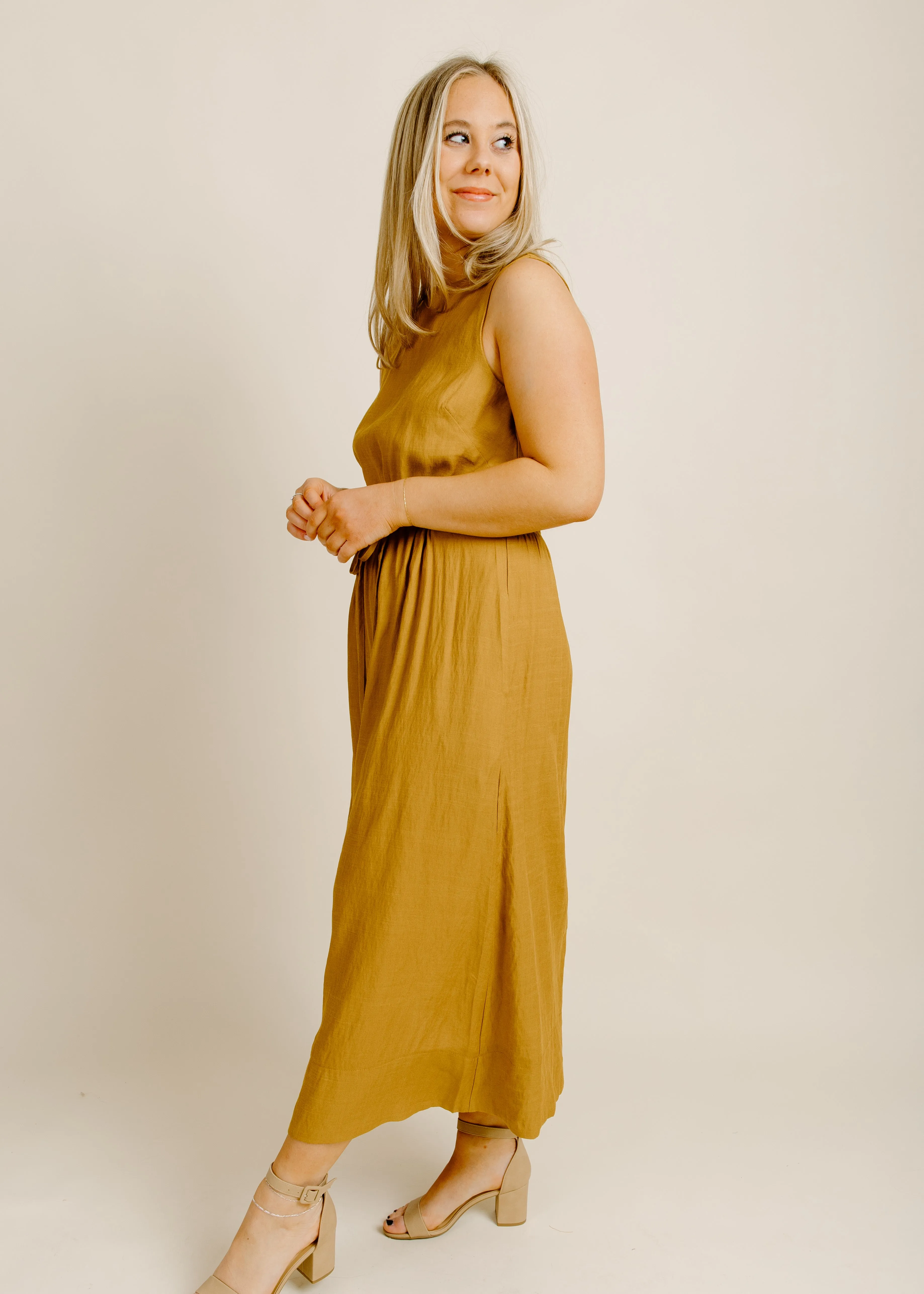 Golden Rays Midi Dress sold by Vinnie Louise product image thumbnail 3