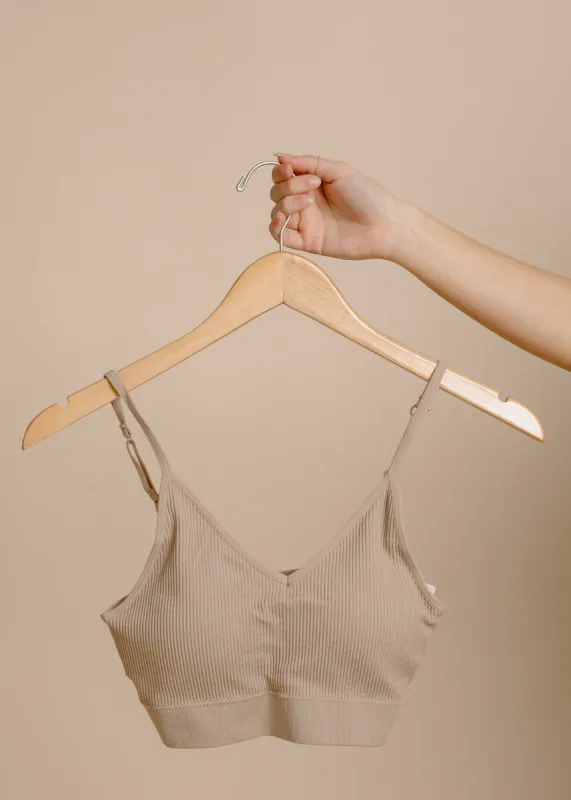 Pasha Padded Bralette - Biscuit sold by Vinnie Louise