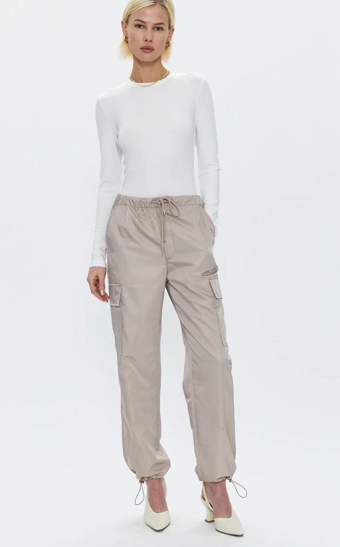 JADE CARGO TROUSER - TAUPE sold by Vinnie Louise product image thumbnail 3