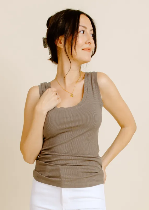 Tessa Tank - Tapenade sold by Vinnie Louise