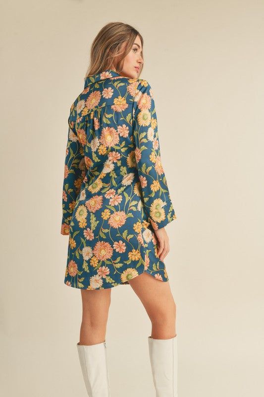 Leila Mini Dress - Teal sold by Vinnie Louise product image thumbnail 2