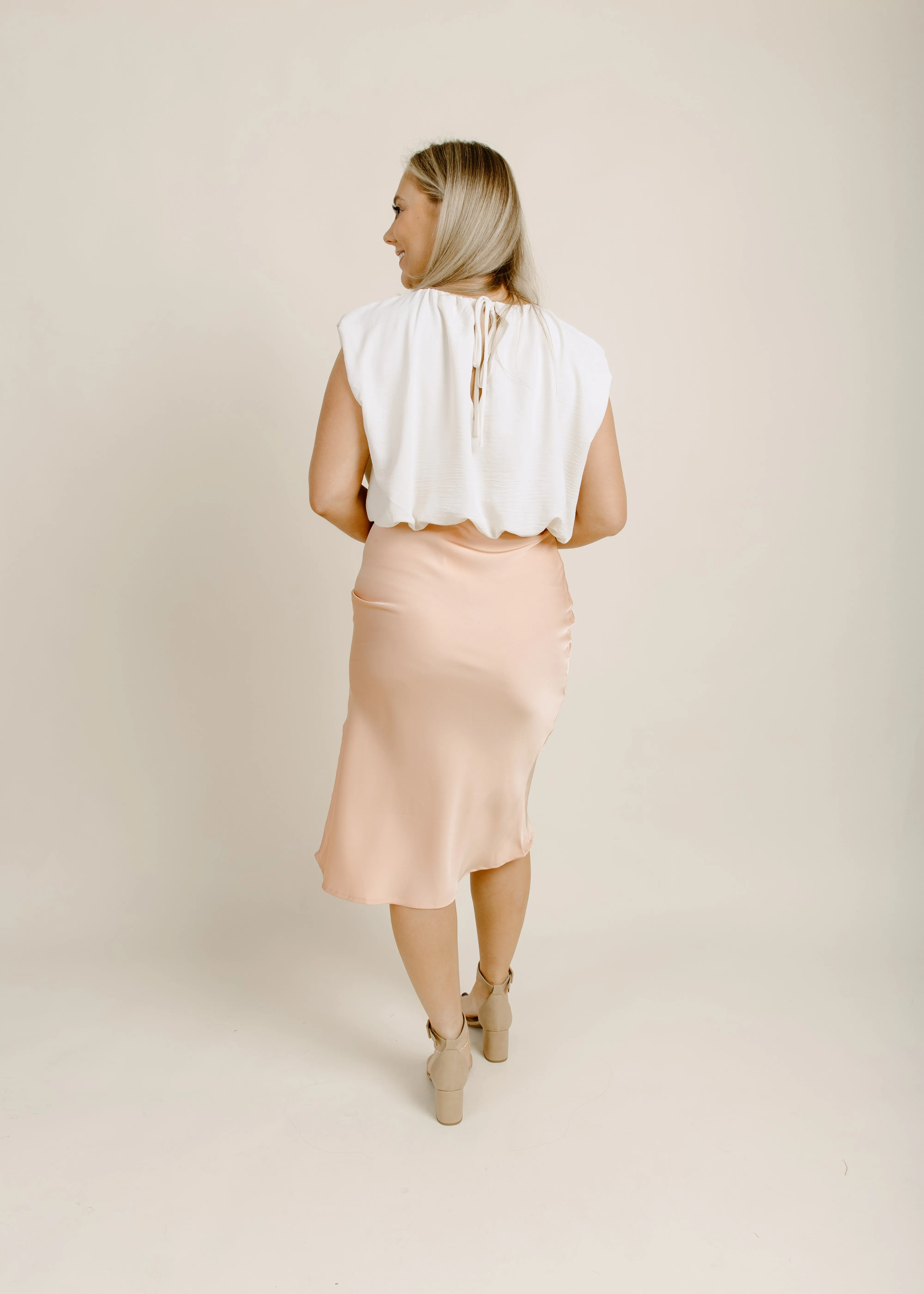 Summer Nights Skirt - Apricot sold by Vinnie Louise product image thumbnail 3