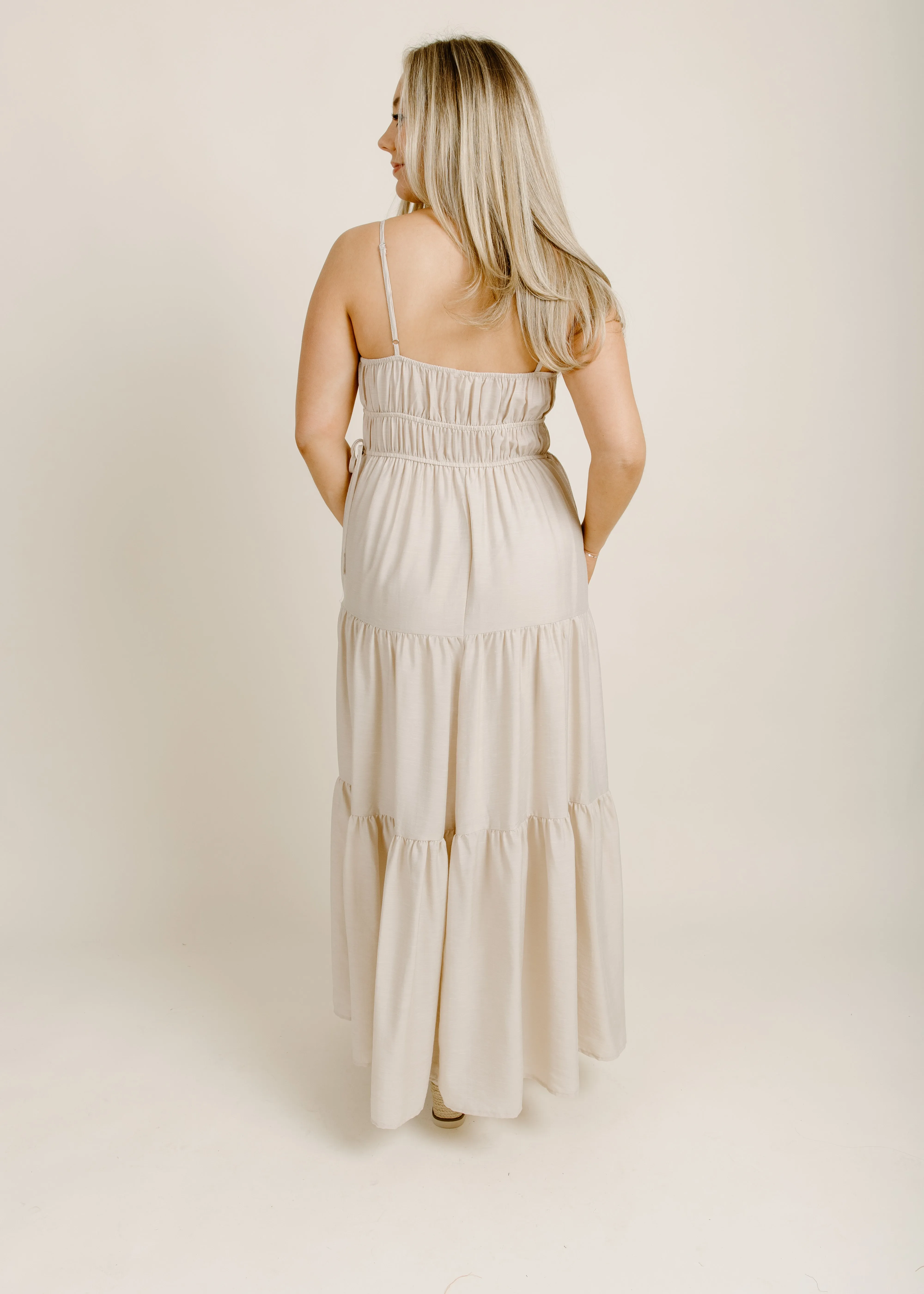 Waverly Midi Dress - Oat sold by Vinnie Louise product image thumbnail 4