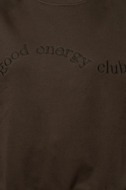 Good Energy Sweatshirt - Charcoal sold by Vinnie Louise product image thumbnail 5