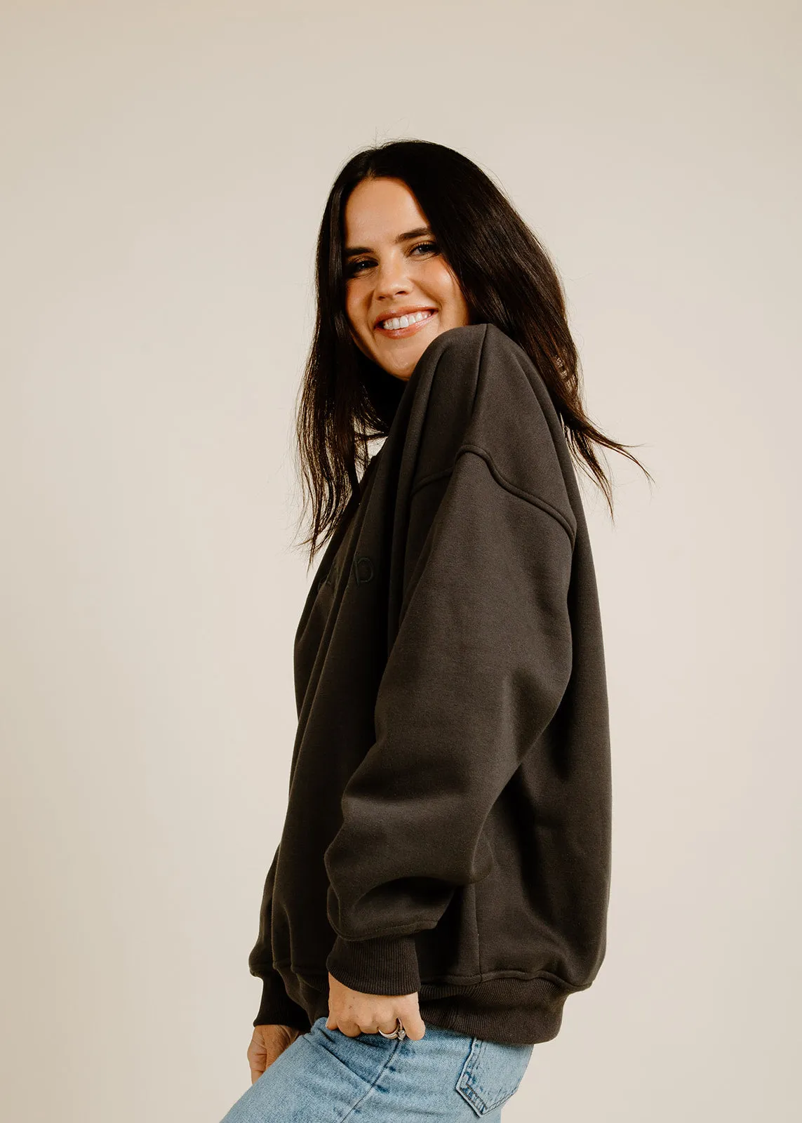 Good Energy Sweatshirt - Charcoal sold by Vinnie Louise product image thumbnail 3