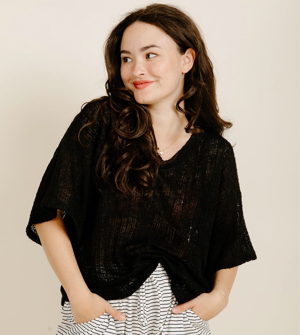 Anitha Top - Black sold by Vinnie Louise product image thumbnail 2