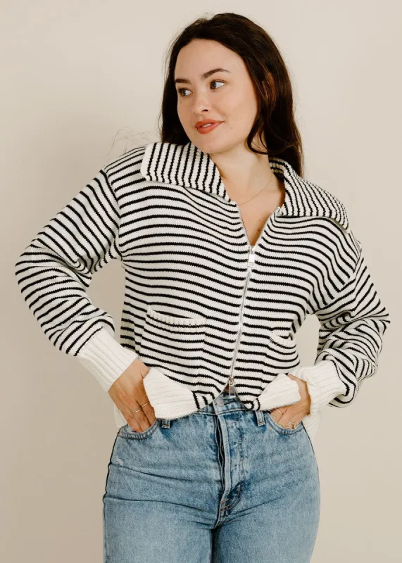 Ivy Zip-Up Sweater sold by Vinnie Louise