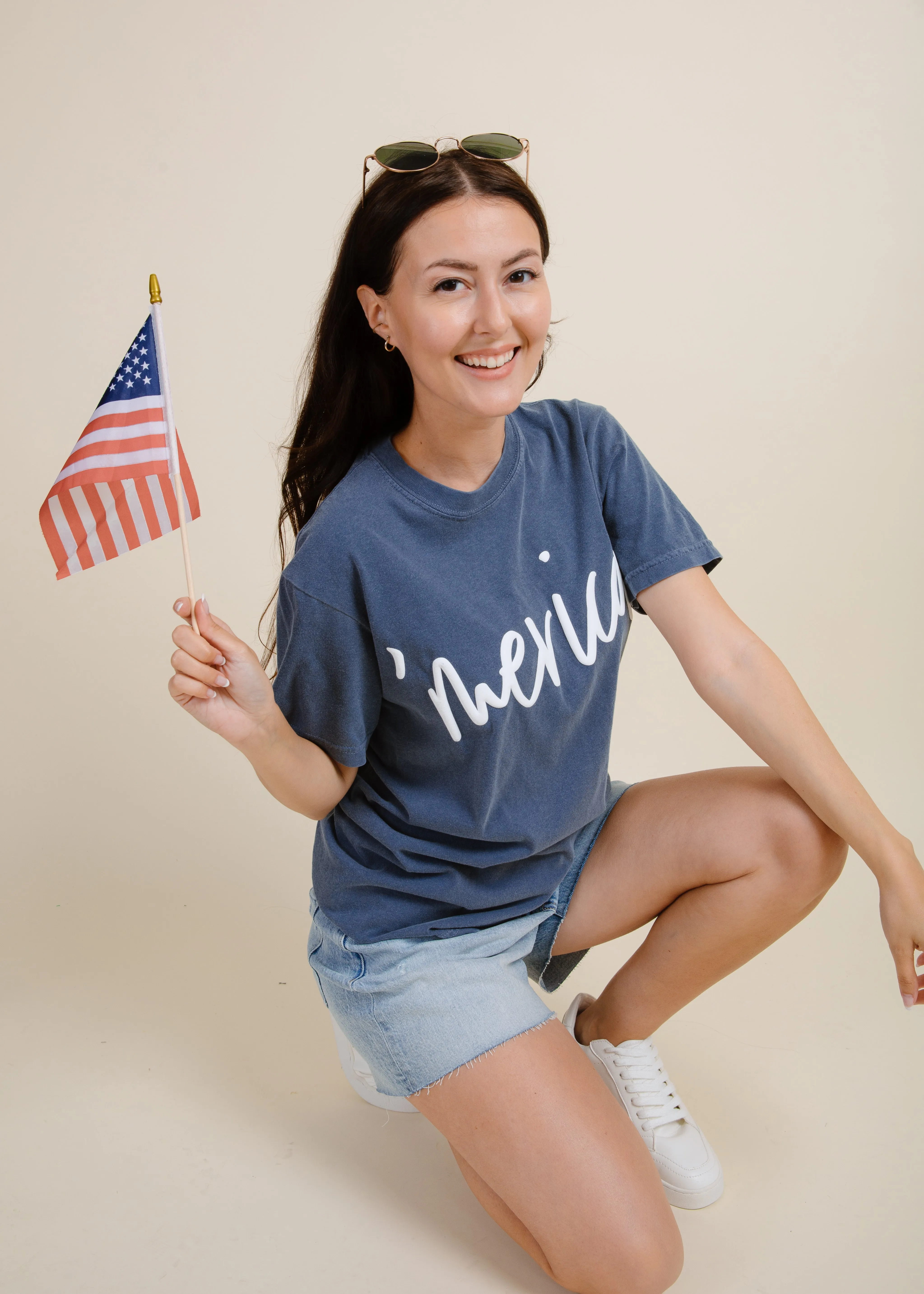 Merica Graphic Tee sold by Vinnie Louise product image thumbnail 3